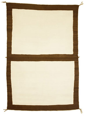 navajo blanket with rectangular border