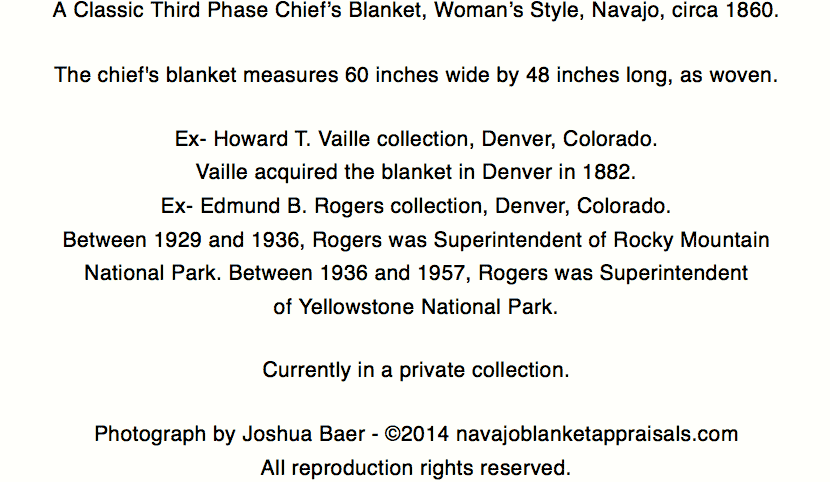 womans third phase chiefs blanket