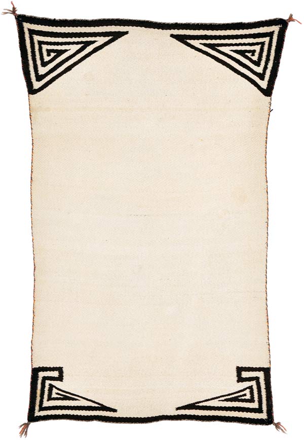 navajo double saddle blanket